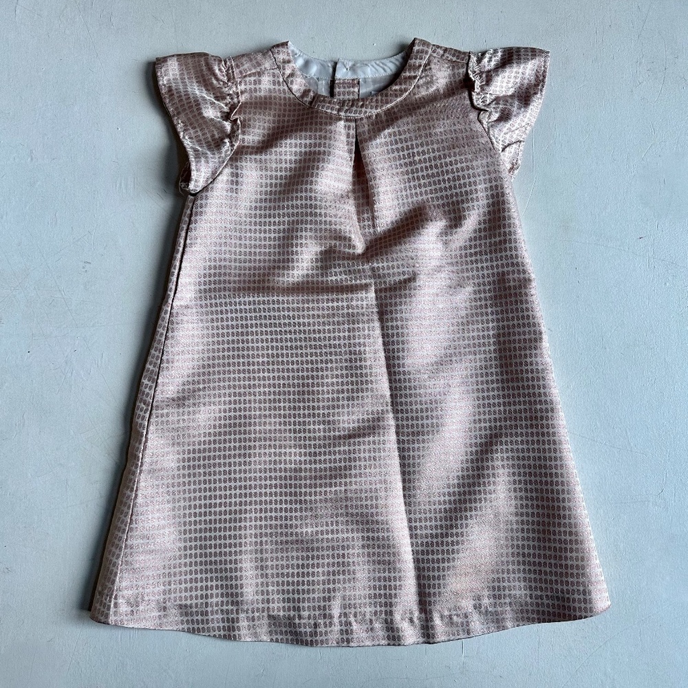 EPK Metallic Pink Shift Dress